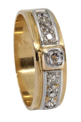 Bague 55 BAGUE ANCIENNE DIAMANTS 58 Facettes 055291