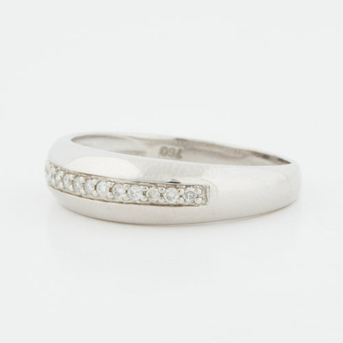 Bague 60 Bague Or blanc Diamants 58 Facettes REF 4210/10