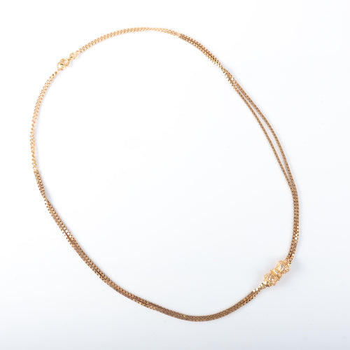 Collier Collier vintage breloque or jaune 58 Facettes 2724