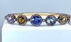 Bracelet Bracelet jonc en or 18 carats, multipierres : saphir, topazes, citrine. Epoque Napoléon III. 58 Facettes AB272