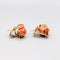 Boucles d'oreilles Boucles d'oreilles roses en corail et or 58 Facettes