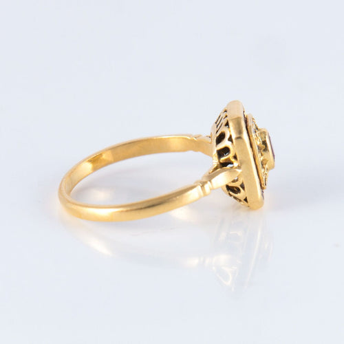 Bague 55 Bague Rubis Diamants 58 Facettes JE202