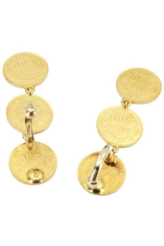 Boucles d'oreilles BOUCLES D'OREILLES CLIPS DOS PESOS 58 Facettes 047421