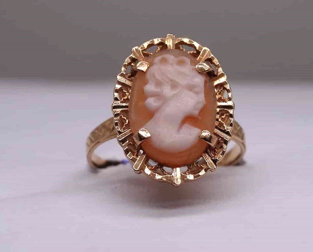 Bague 58 Bague or camée 58 Facettes 12023