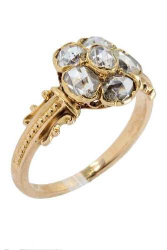 Bague BAGUE FLEUR NAPOLÉON III 58 Facettes 041031