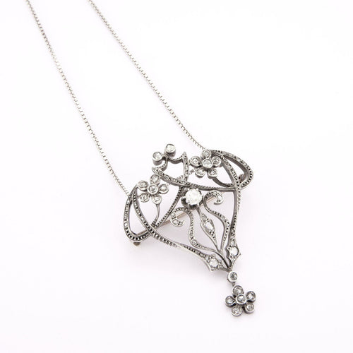 Broche Broche/Pendentif dimants 58 Facettes