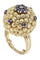 Bague 46 BAGUE BOULE SAPHIRS ET DIAMANT 58 Facettes 068541