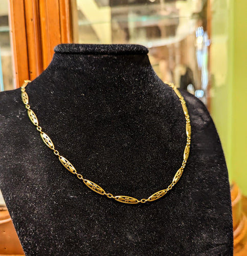 Collier Collier XIXe époque victorienne en or 18k 58 Facettes