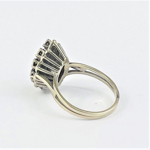 Bague 51 Bague Marquise en Or gris & Diamants 58 Facettes 20400000639