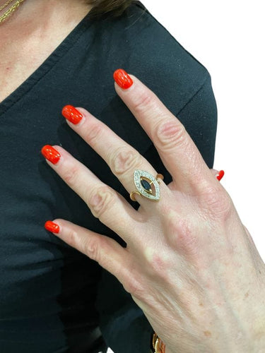 Bague 58 BAGUE ARTICULÉE SAPHIR, RUBIS ET DIAMANTS 58 Facettes 057841