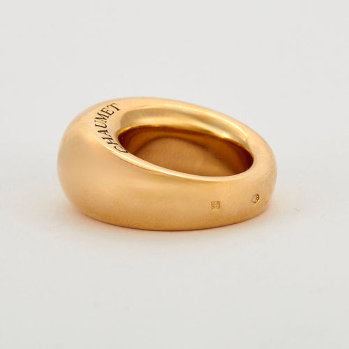 Bague 51 CHAUMET - Large anneau en or jaune 58 Facettes