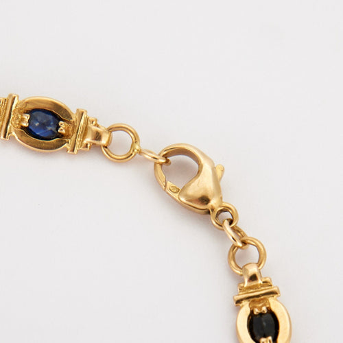 Bracelet Bracelet or jaune saphirs 58 Facettes 3333