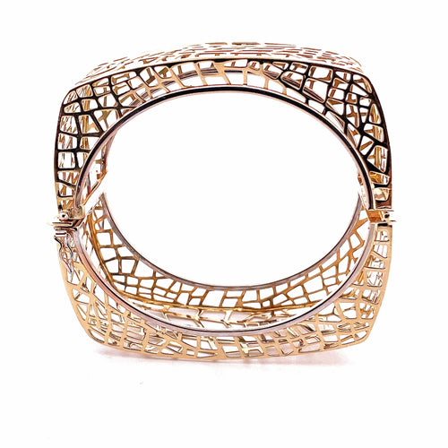 Bracelet Bracelet jonc ajouré Or 58 Facettes