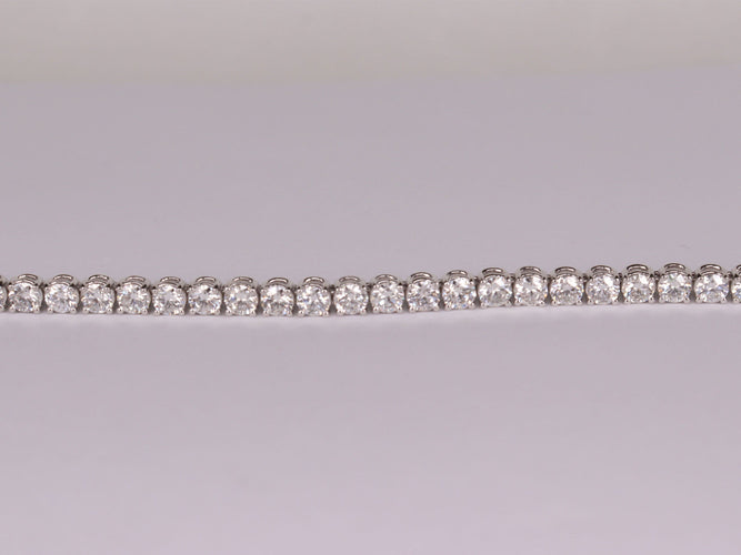 Bracelet Bracelet Tennis Or blanc Diamants 58 Facettes 3188