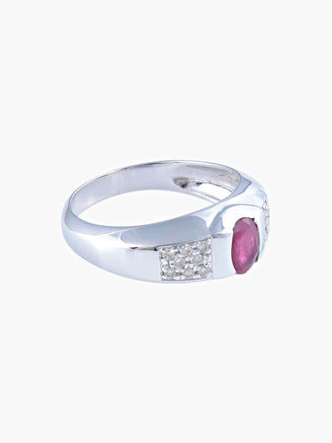 Bague 62 Bague Rubis Diamants 58 Facettes