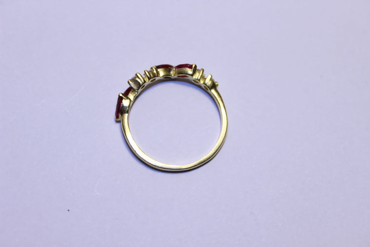 Bague 55 Bague Diamants et Rubis 58 Facettes