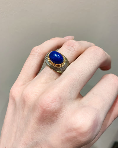 Bague 50 Bague Lapis Lazuli BOUCHERON 58 Facettes
