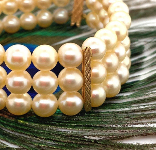 Bracelet Bracelet Perles Vintage Barrettes 58 Facettes