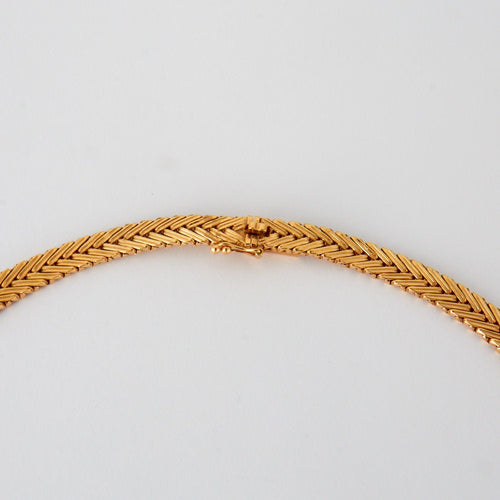 Collier COLLIER OR JAUNE VINTAGE 58 Facettes