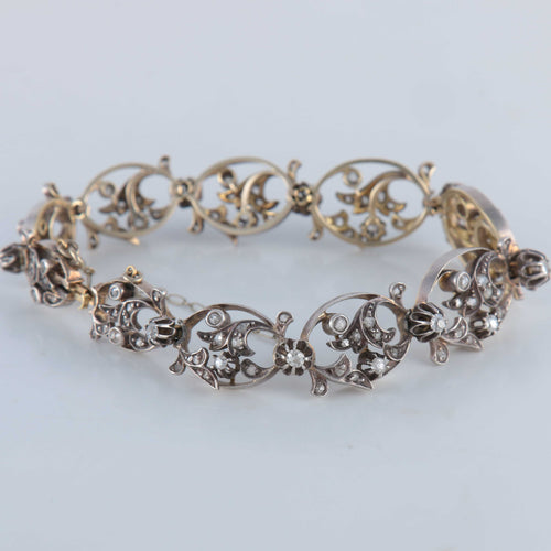 Bracelet Bracelet Napoléon III diamants 58 Facettes