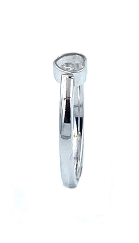 Bague Chopard. Happy Diamonds, bague or blanc et diamant 58 Facettes