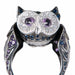 Bague 55 BOUCHERON - Bague Hibou Améthystes Saphirs Diamants 58 Facettes