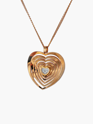 Collier Pendentif Very Chopard Coeur 58 Facettes