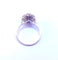Bague 56 Bague Marguerite Or blanc saphir et diamants 58 Facettes FA/9