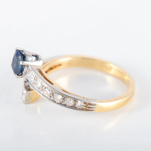 Bague 51 Bague saphir et diamants 58 Facettes