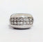 Bague 49 Bague jonc or blanc diamants 58 Facettes 1-656/1