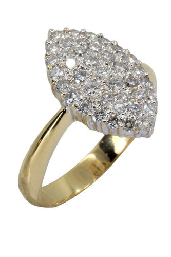 Bague BAGUE MARQUISE DIAMANTS 58 Facettes 054061