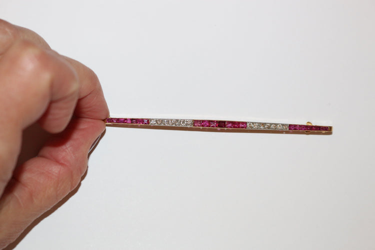 Broche Broche-barrette d’époque Art Déco 1925 58 Facettes 435