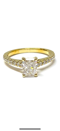 Bague Bague Solitaire or jaune diamant 0,70 ct 58 Facettes