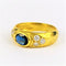 Bague 52 Bague Jonc en Or jaune, Saphir & Diamants 58 Facettes 20400000626