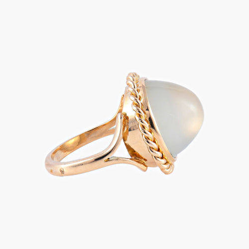 Bague 48 Bague Pierre de lune 58 Facettes