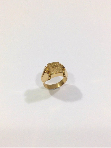 Bague 50.5 Bague Chevalière monogrammée H 58 Facettes 949551