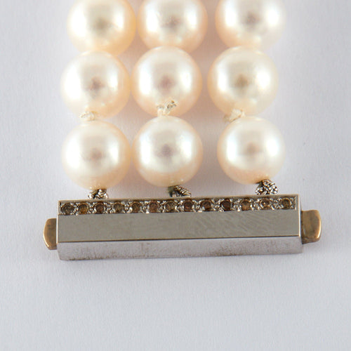 Bracelet Bracelet Papillon Perles Akoya Diamants 58 Facettes