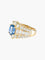 Bague 52 Bague Jarretière Saphir Diamants 58 Facettes