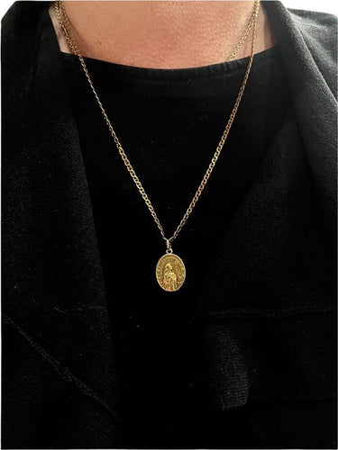 Pendentif MÉDAILLE ANCIENNE SAINTE THÉRÈSE 58 Facettes 045901