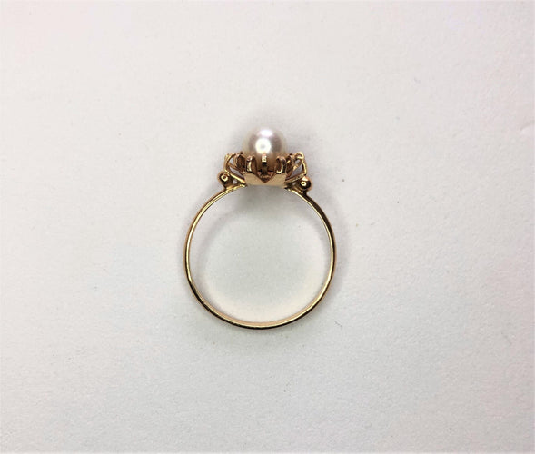 Bague Bague perle monture en or 58 Facettes 12