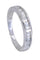 Bague 53 DEMI-ALLIANCE DIAMANTS CALIBRÉS 58 Facettes 059651