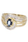 Bague 50 BAGUE MODERNE SAPHIR ET DIAMANTS 58 Facettes 077861