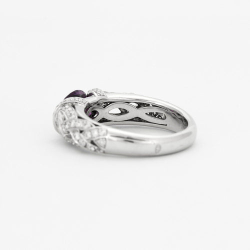 Bague 54 Bague Entrelacé Améthyste Diamant 58 Facettes 002.138