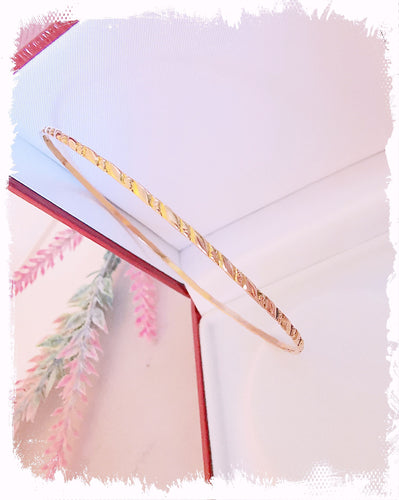 Bracelet Bracelet Jonc ciselé 5,46 gr Or Rose 58 Facettes AA 1492