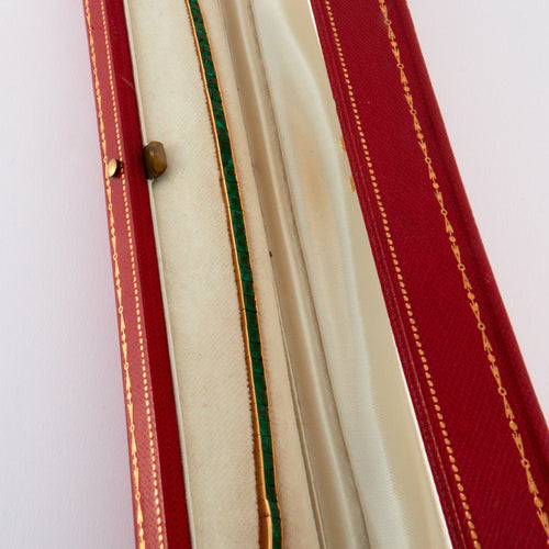 Bracelet CARTIER - Bracelet ligne Emeraudes 58 Facettes