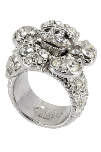 Bague BAGUE "CAMÉLIA" SIGNÉE CHANEL 58 Facettes 051741