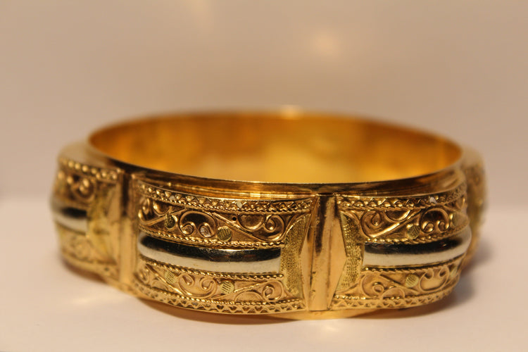 Bracelet Bracelet Manchette ouvragé 58 Facettes 11426A