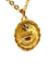 Pendentif AUGIS - Chaîne et pendentif vintage en or, médaille d’amour 58 Facettes
