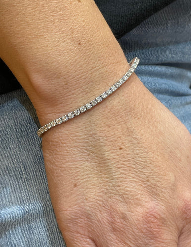 Bracelet Bracelet rivière de diamants 5,50 carats 58 Facettes