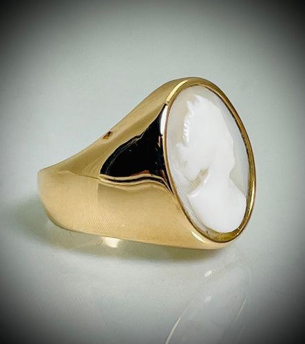 Bague 51 Chevalière Camée 58 Facettes